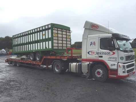 Delivery of Lagan trailers